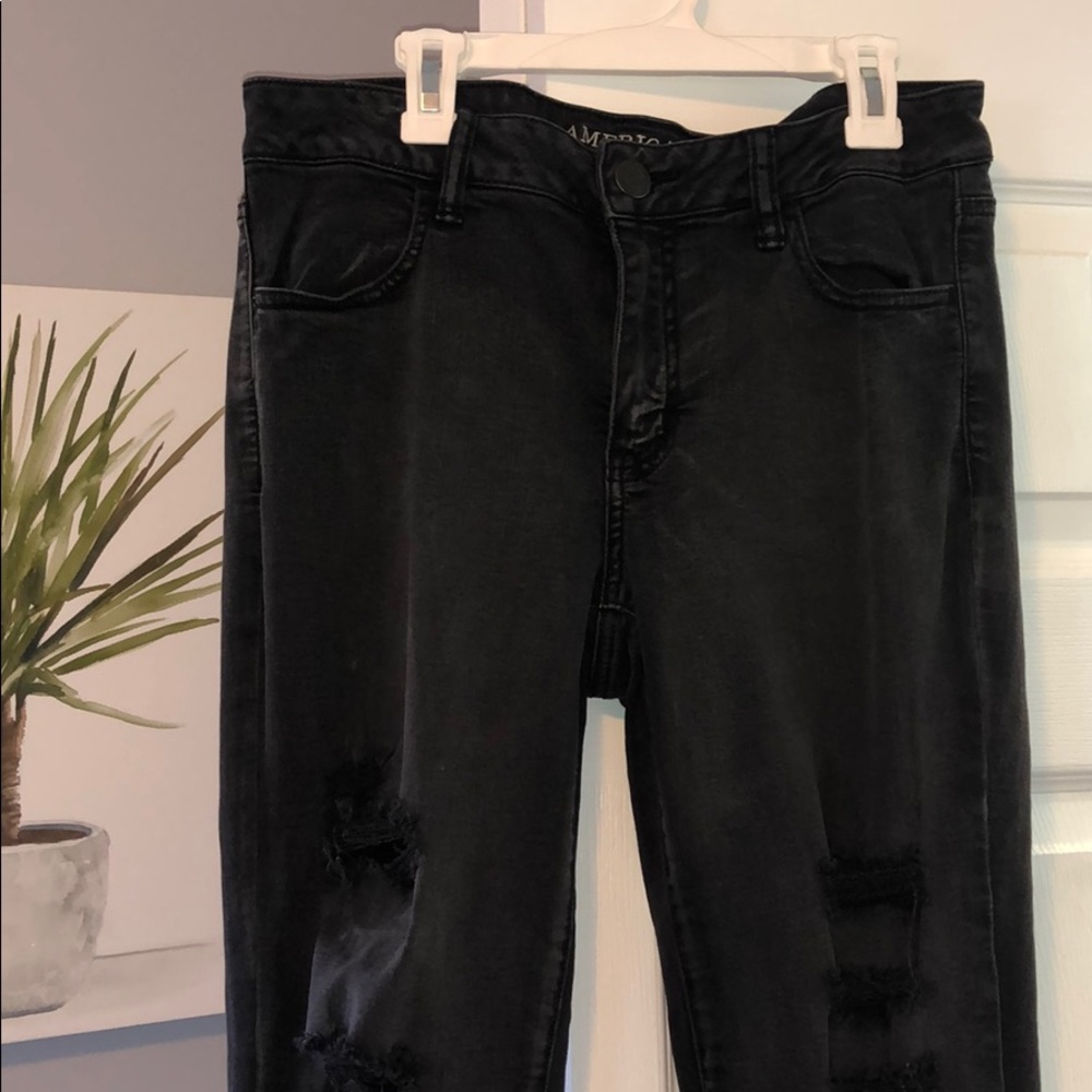 American Eagle “super super stretch” skinny jeans
